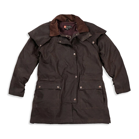 Workhorse Drover Jacket by Kakadu Traders - Brown