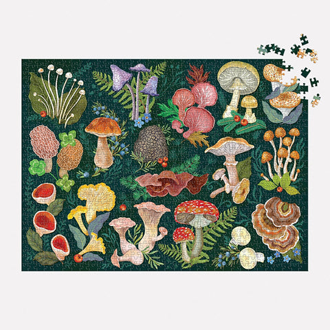Olga Akbarova's World Of Mushrooms 1000 Piece Puzzle Box