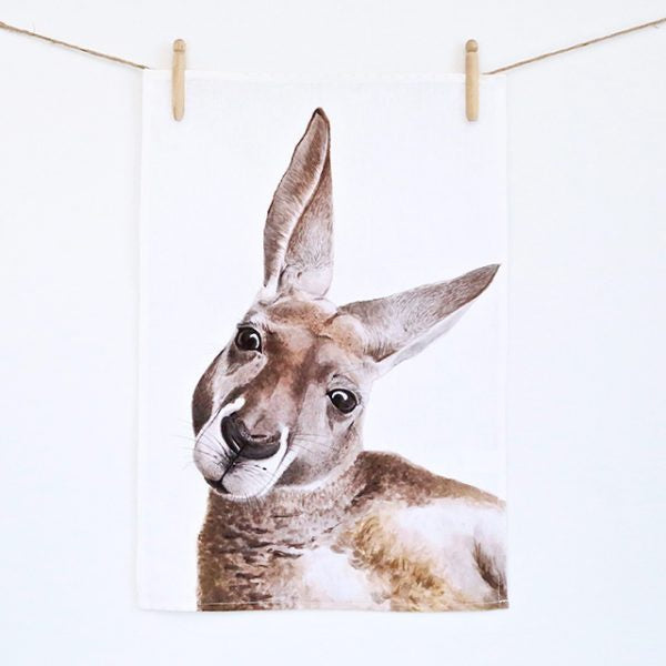 Kangaroo Tea Towel