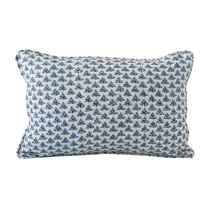 Hampi Linen Cushion Azure by Walter G