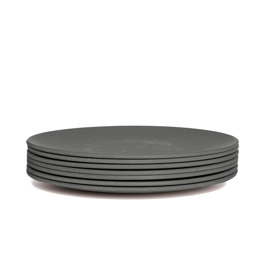 Charcoal dinner plates
