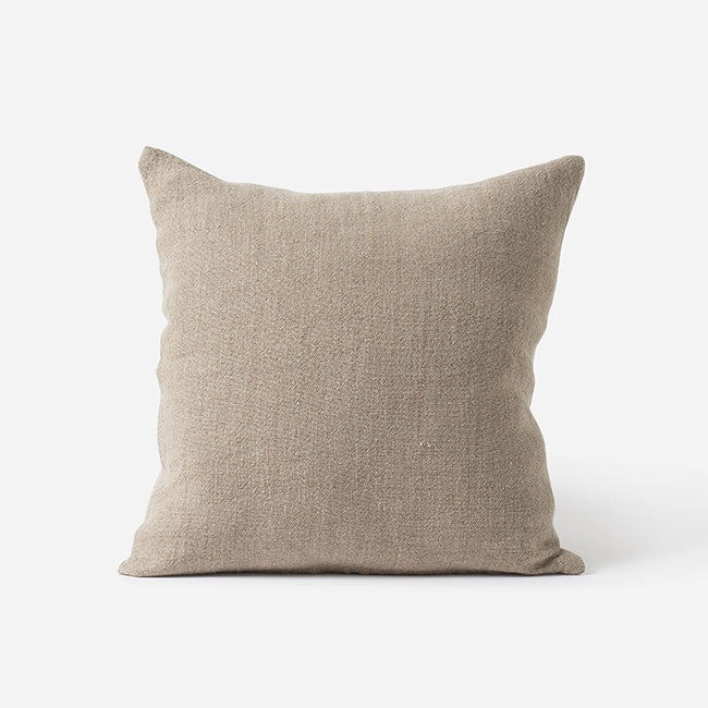 Heavy Linen Cushion in Natural by Citta Design