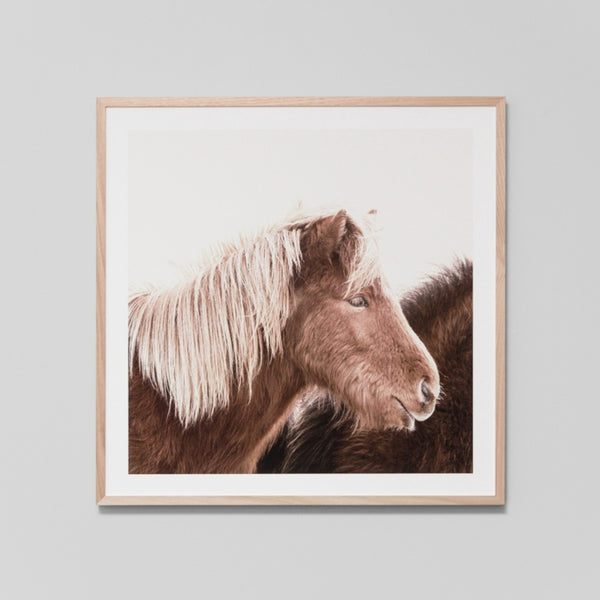 Blonde Pony Art Print