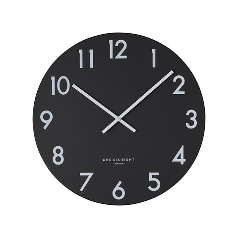 Jackson Silent Wall Clock Black 40cm