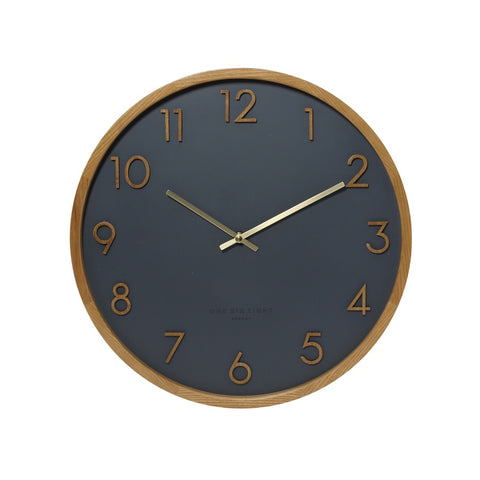 Scarlett Wall Clock 50cm Charcoal