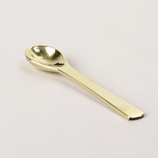 Salt Spoon Brass 8cm
