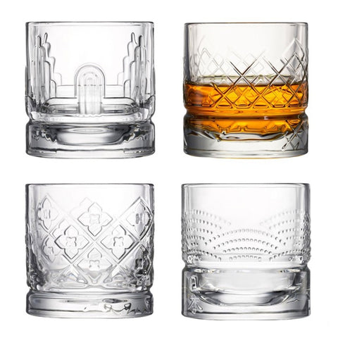 La Rochere Dandy Whiskey Glasses Assorted Set of 4