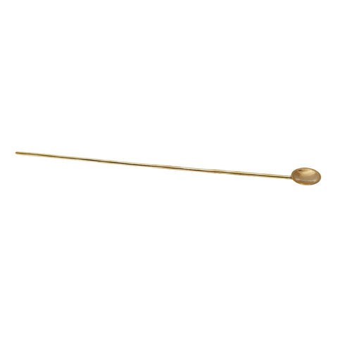 Zakkia Brass Muddling Spoon Long 33cm
