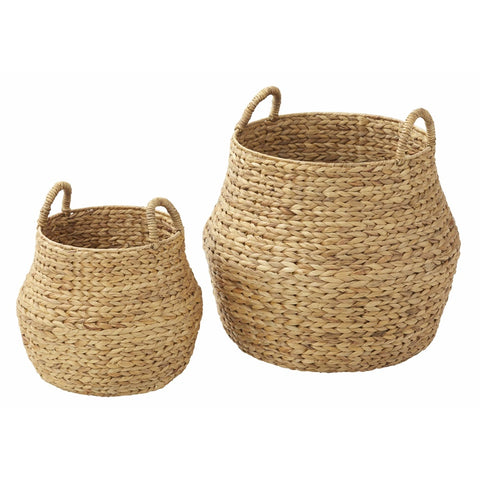 Enlai Handwoven Basket in Natural by Amalfi