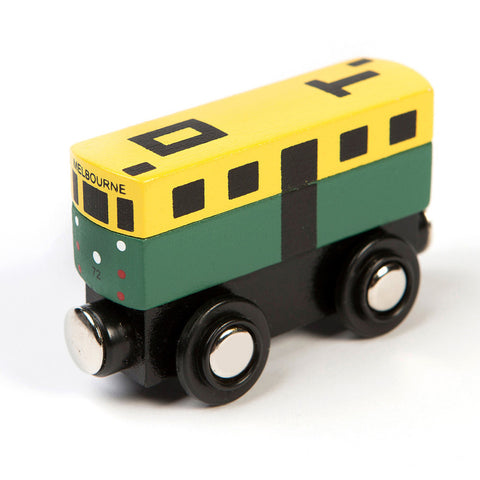 Magnetic Timber Toy Tram by Make Me Iconic