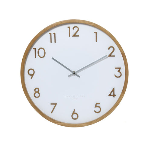 Scarlett Wall Clock 50cm White