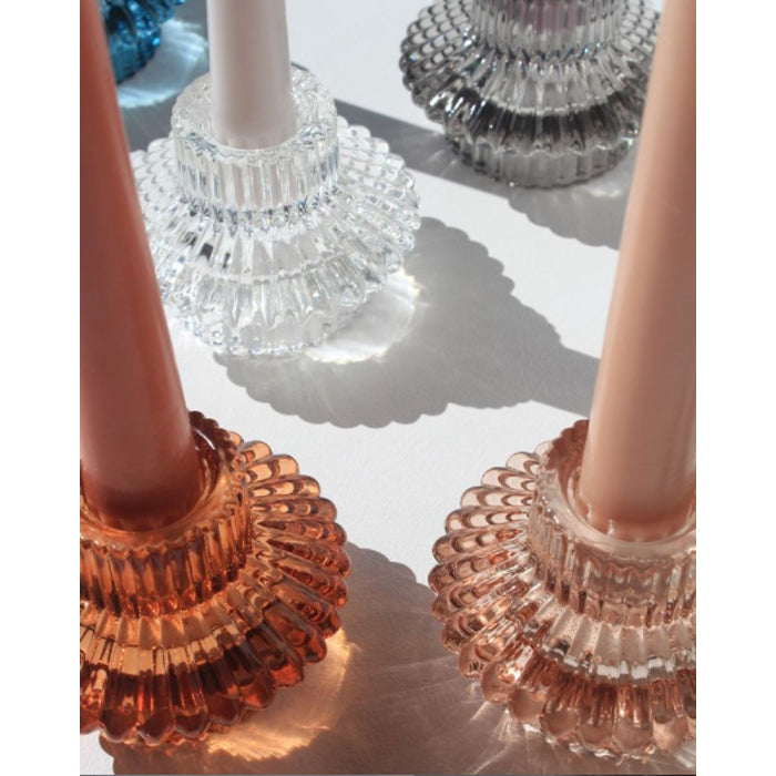 Aida Vintage Glass Candle Holder Collection
