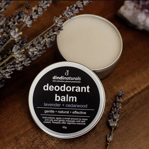 Dindi Naturals Lavender + Cedarwood Deodorant Balm 60g Tin