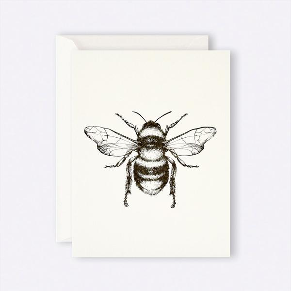 Father Rabbit Card Bee