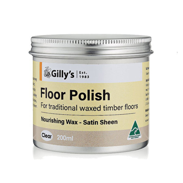 Gilly's Floor Polish Clear 200g