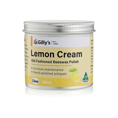 Gilly's Furniture Cream Polish Lemon 200ml