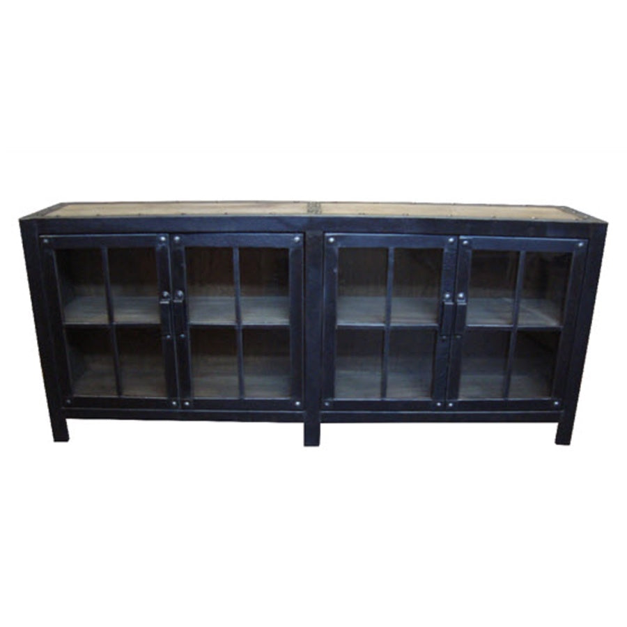 Iron & Recycled Elm Sideboard 210W x 40D x 90H 