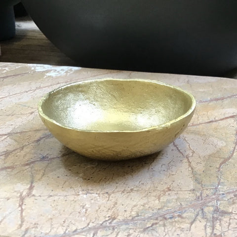 Organic Brass Bowl 