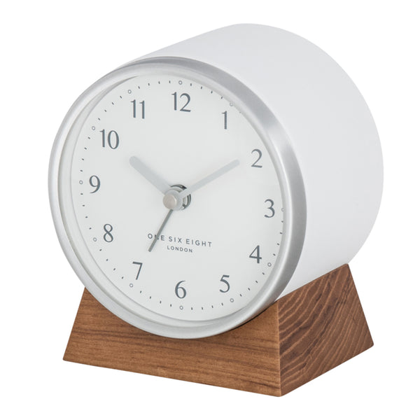 Nina Silent Alarm Mantel Clock