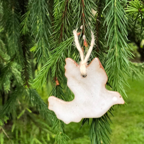 Rustic Pottery  Christmas Decorations