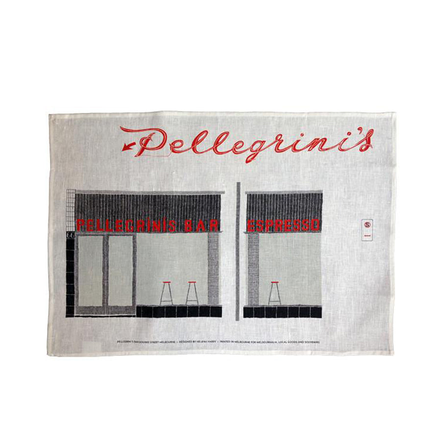Pellegrini's Tea Towel Melbourne