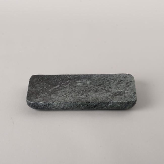 Rectangle Green Marble Soap Dish