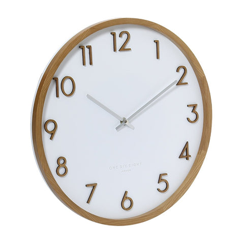Scarlett Wall Clock 35cm White