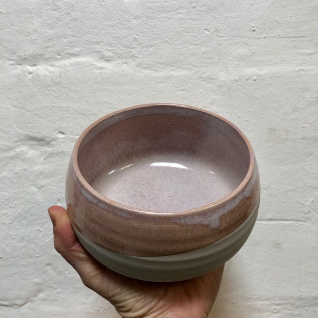Shelley Panton Hand-Thrown Studio Pottery Bowl Rockmelon