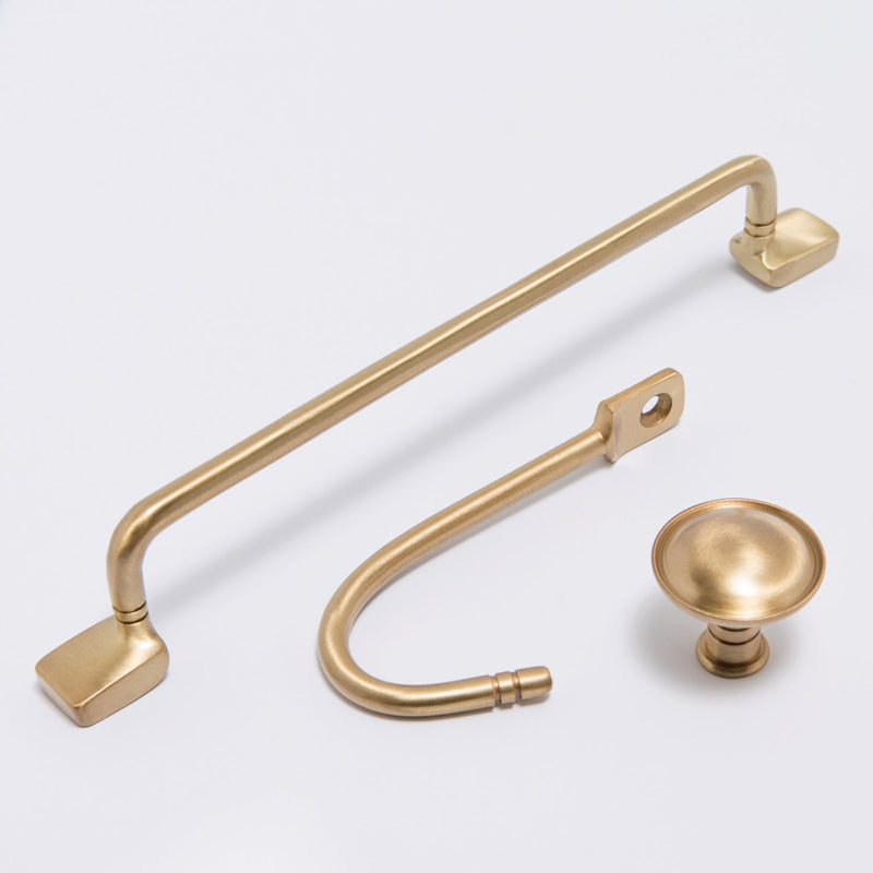 Hepburn Hardware Sydney Brass Range Knob Handle Hook 
