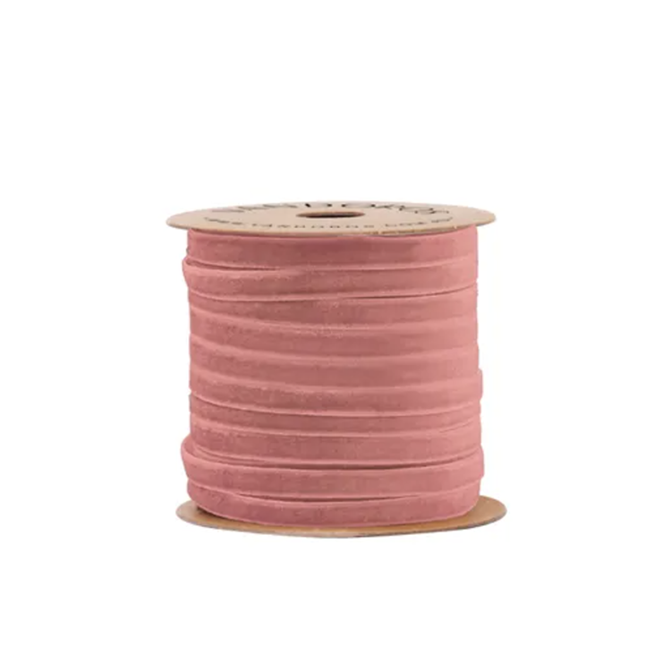 Multi Ribbon Bobbin Velvet Bobbin Ribbon 6mm x 5M - The Panton Store
