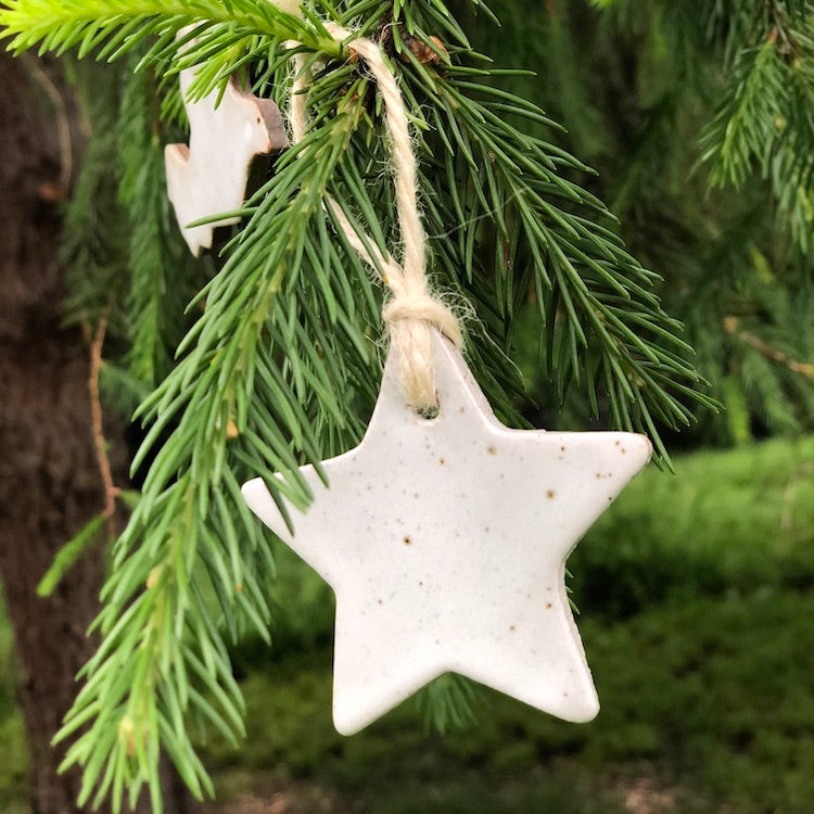 Rustic Pottery  Christmas Decorations
