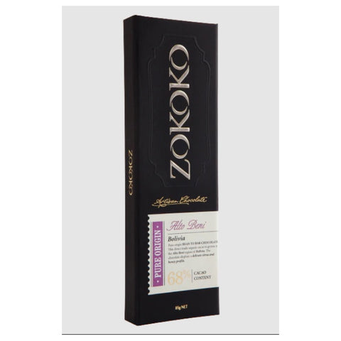 Zokoko Single Origin Chocolate - Alto Beni 85g