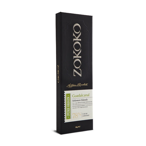 Zokoko Single Origin Chocolate - Guadacanal Solomon Islands 85g