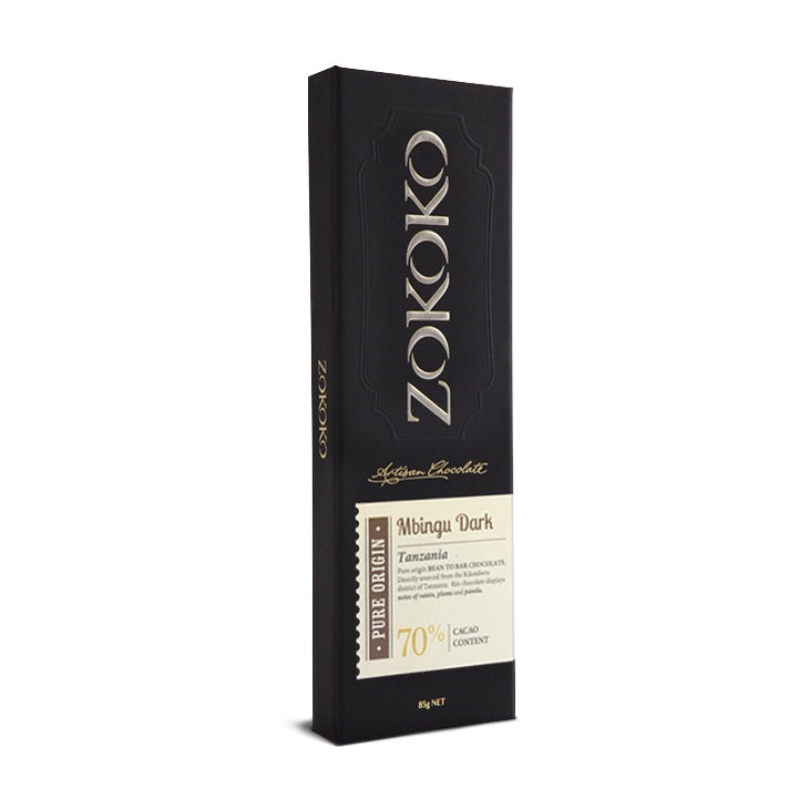 Zokoko Single Origin Chocolate - Mbingu Dark Tanzania 85g