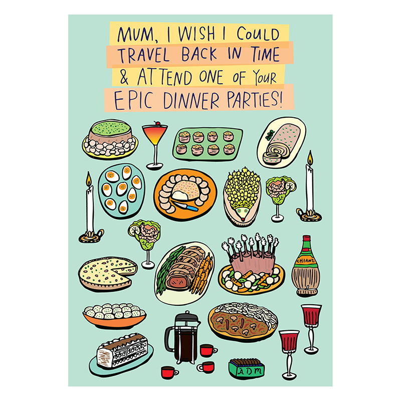 Able & Game Mother's Day Greeting Card Epic Dinner Parties