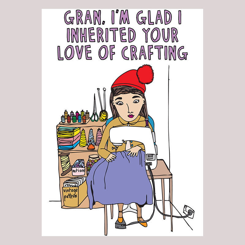 Able & Game Mother's Day Greeting Card Gran Love Of Crafting