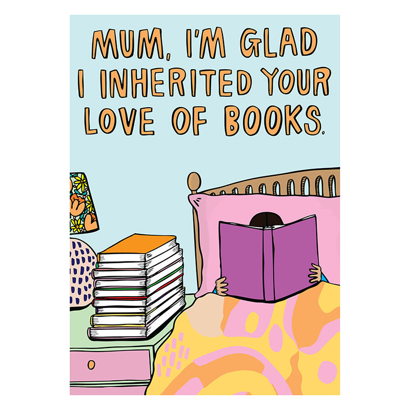 Able & Game Mother's Day Greeting Card Love Of Books