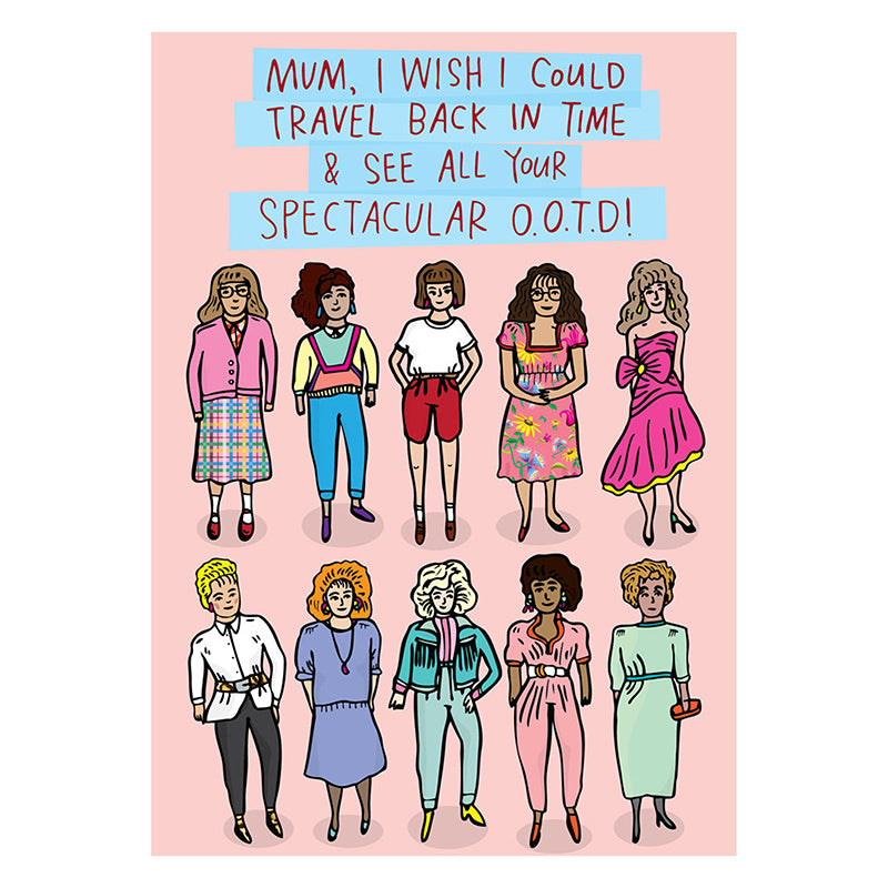 Able & Game Mother's Day Greeting Card Spectacular Outfits Of The Day