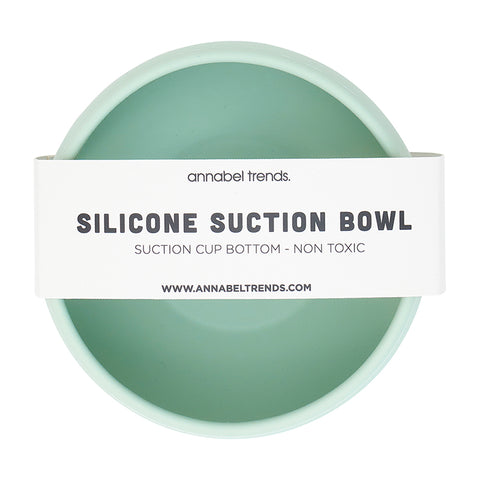 Annabel Trends Silicone Suction Bowl Moss
