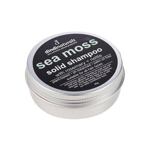 Dindi Natural Shampoo Travel Soap Tin 50g Sea Moss