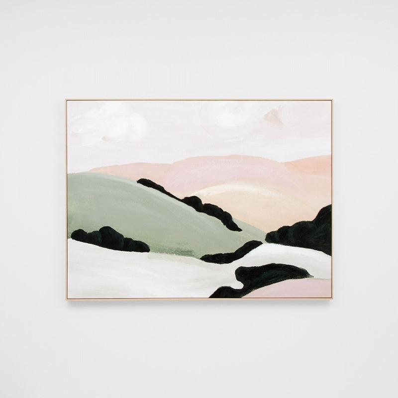 Barossa Landscape Spring Framed Art Canvas