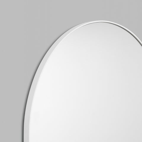 Bjorn Arch Floor Mirror Bright White 80cm x 180cm Custom Order 2-8 Weeks