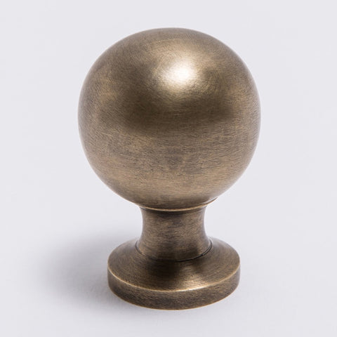 Surrey Knob Acid Washed Brass Large - 7 LEFT
