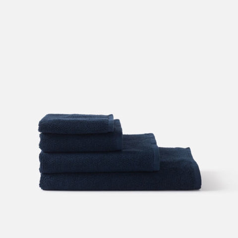 Citta Classic Cotton Bath Towels Navy