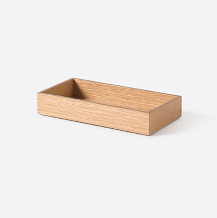 Oku Office Lid/Tray in Natural Oak by Citta
