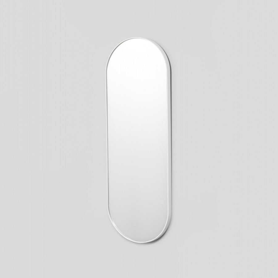 Bjorn Oval Mirror White 50cm x 145cm