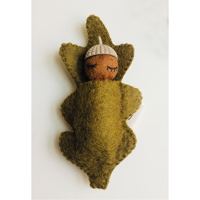 Papoose Felt Toys Acorn Baby Natural