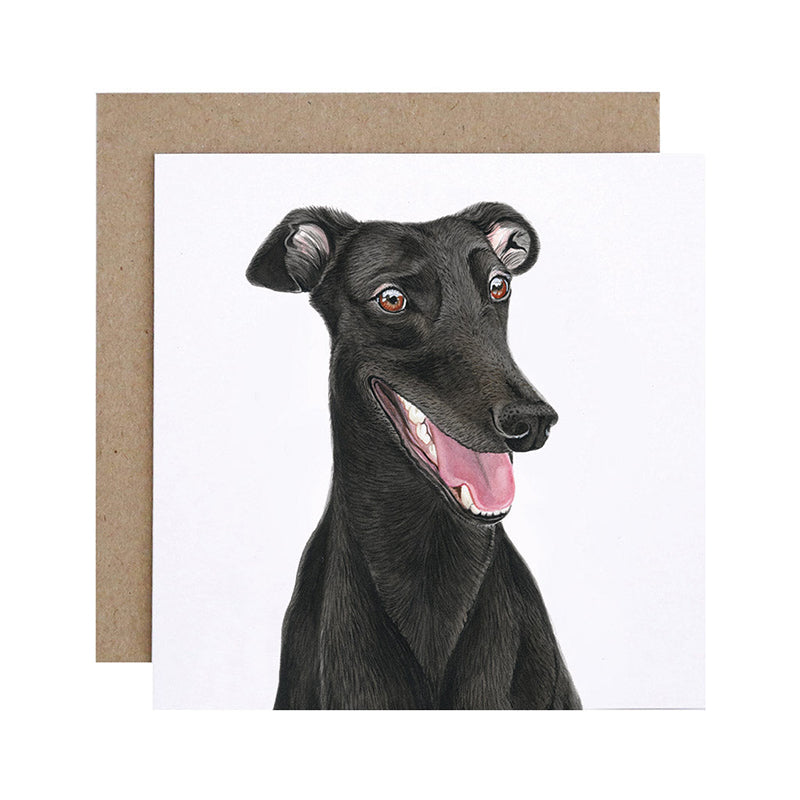 Greyhound Greeting Card Melbourne