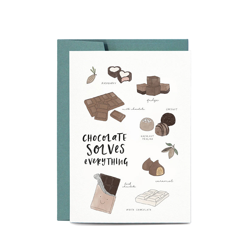 In The Daylight Card Chocolate Solves Everything