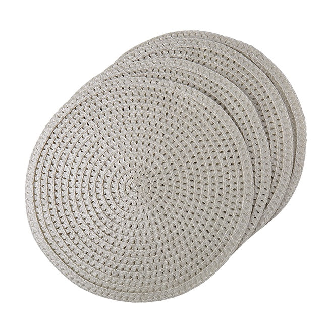 Jay Round Placemat in Antique White